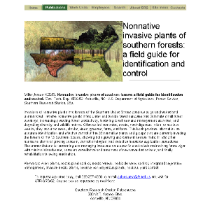 Thumbnail for Nonnative Invasive Plants of Southern Forests: A Field Guide for Identification and Control