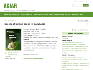 Thumbnail for Insect Pests of Upland Crops in Cambodia