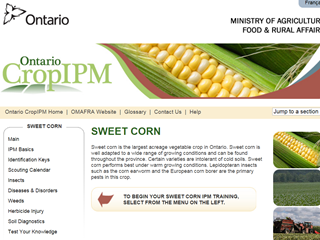Ontario CropIPM: Sweet Corn