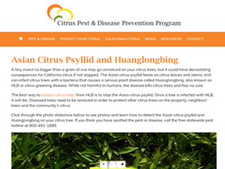 Citrus Pest & Disease Prevention Program
