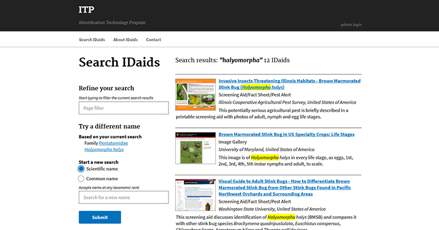 Now available: Search IDaids