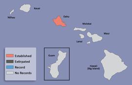  distribution map for  Ateuchus lecontei  